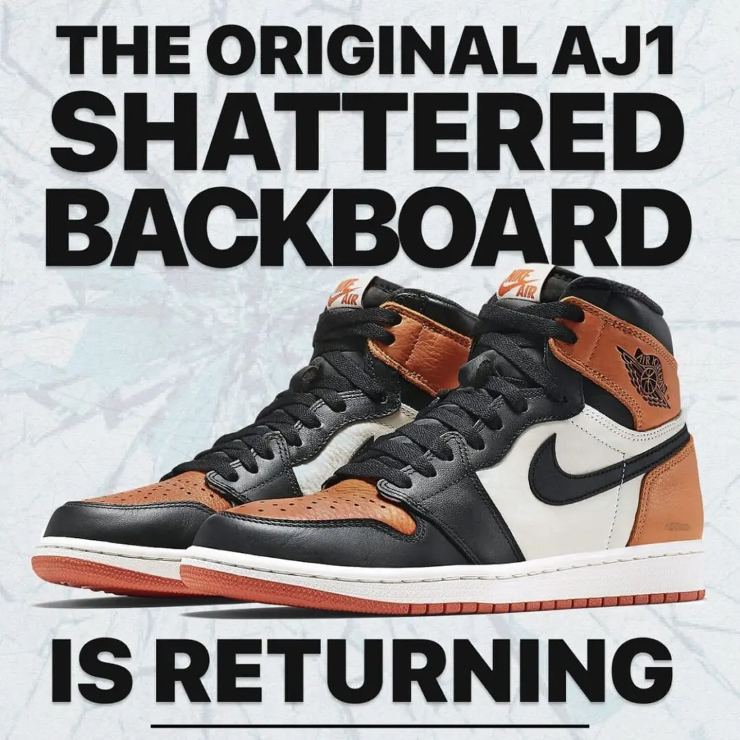 【2025年 9/30 復刻予定】NIKE AIR JORDAN 1 ”Shattered Backboard” (ナイキ エア ジョーダン 1 “シャッタード バックボード”) [DZ5485-008]