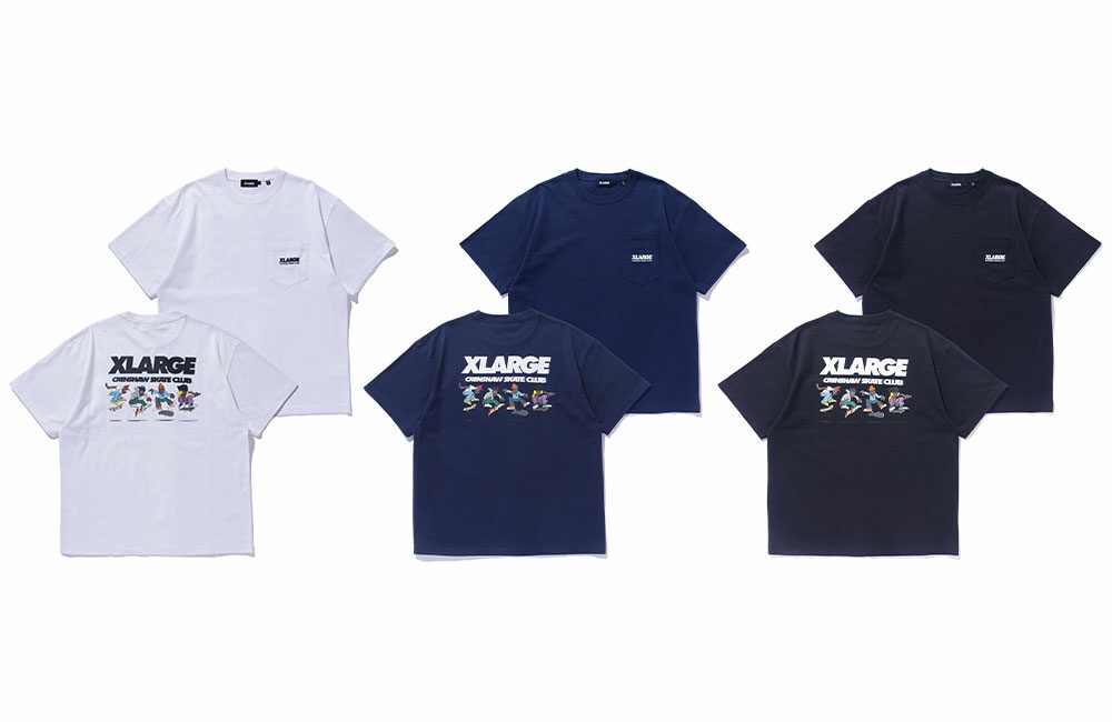 XLARGE × CRENSHAW SKATE CLUB 2024 SS 最新コラボが2024年 7/27 発売 ​(エクストララージ クレンショースケートクラブ)