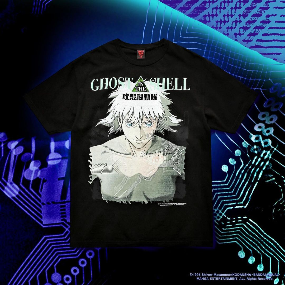 GEEKS RULE ×「攻殻機動隊 / GHOST IN THE SHELL」コラボ第2弾 TEEが2024年 7/13 & 7/14 & 7/15 発売 (ギークス ルール)