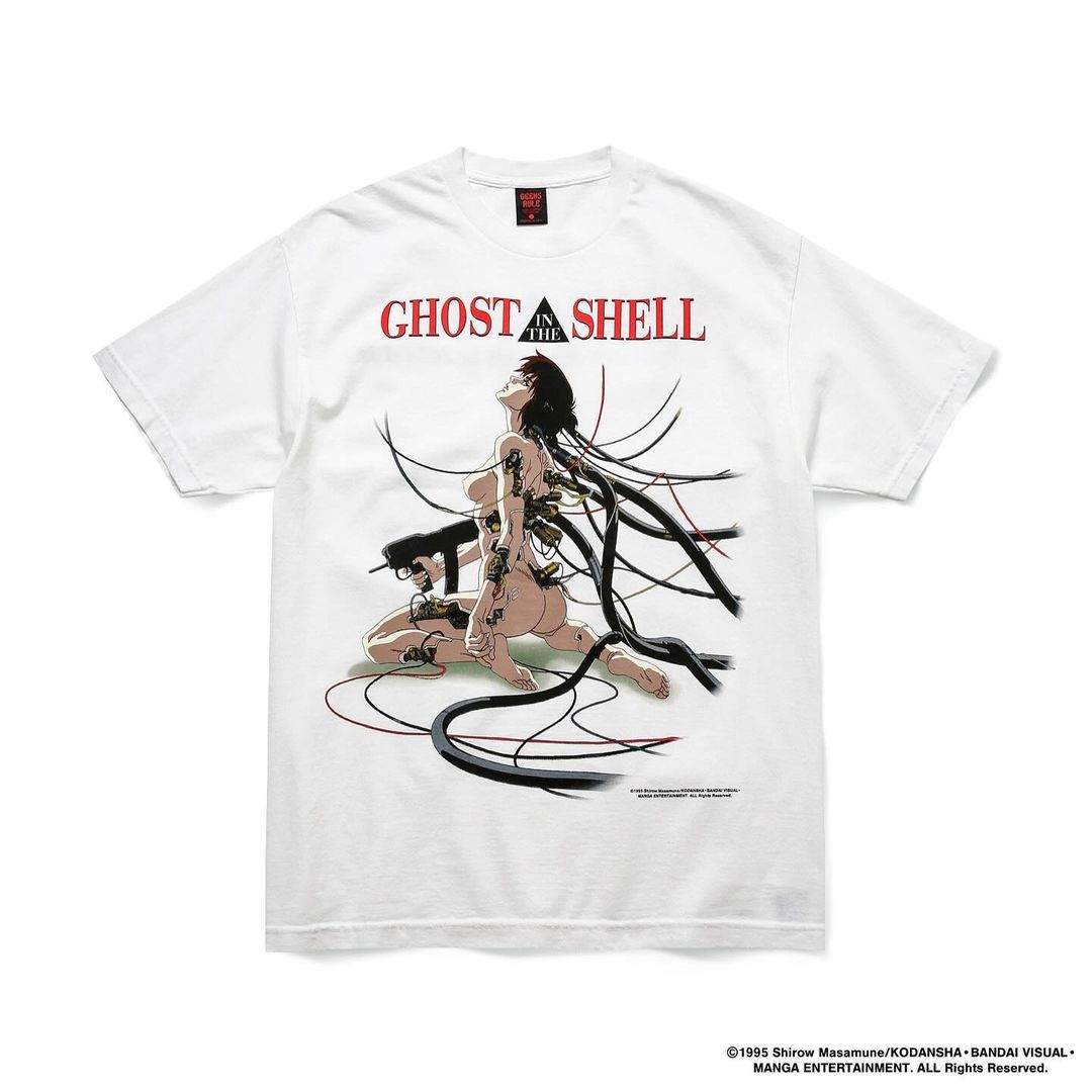 GEEKS RULE ×「攻殻機動隊 / GHOST IN THE SHELL」コラボ第2弾 TEEが2024年 7/13 & 7/14 & 7/15 発売 (ギークス ルール)