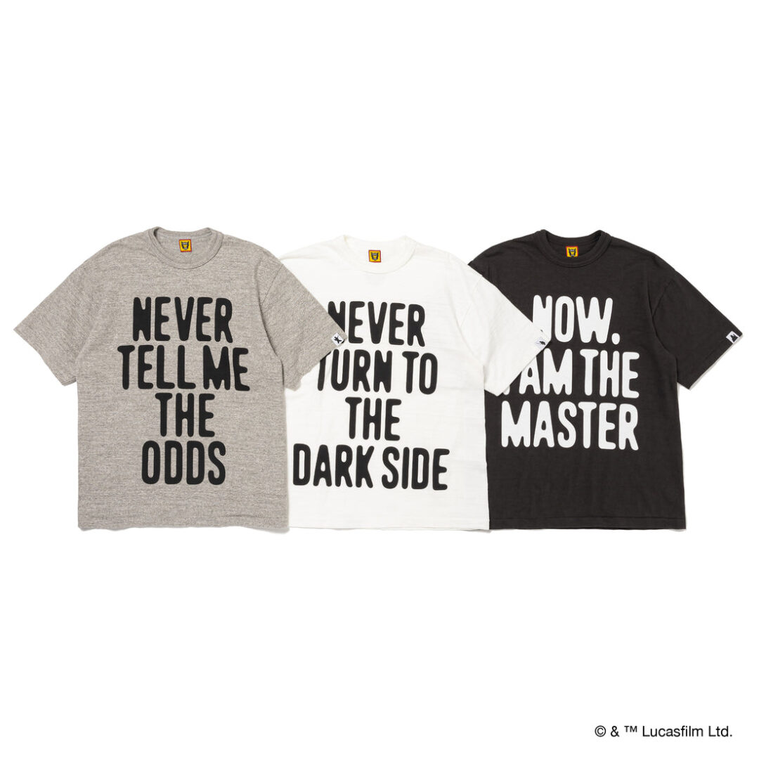 SATR WARS × HUMAN MADE T-SHIRTS #2 最新コラボ が2024年 7/20 発売 (スターウォーズ ヒューマンメイド)