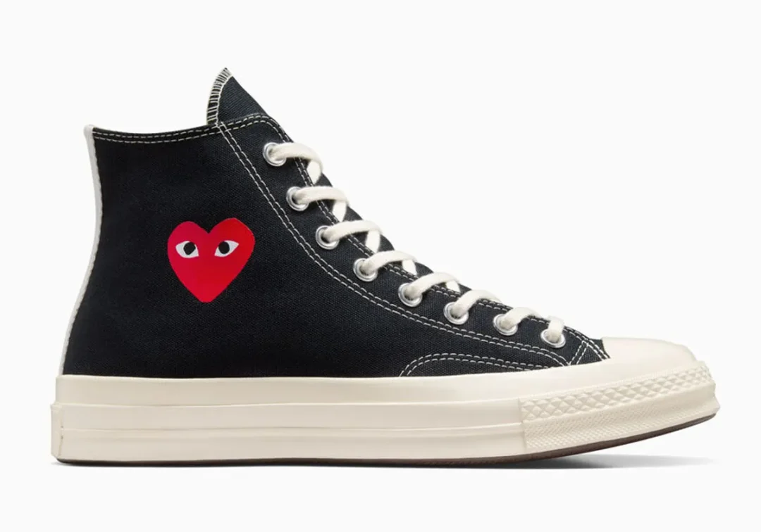 【2024年 7/11 発売】PLAY COMME des GARCONS × CONVERSE CHUCK 70 “Heart” (プレイ・コム デ ギャルソン コンバース チャック 70 “ハート”) [A08800C/A08801C]