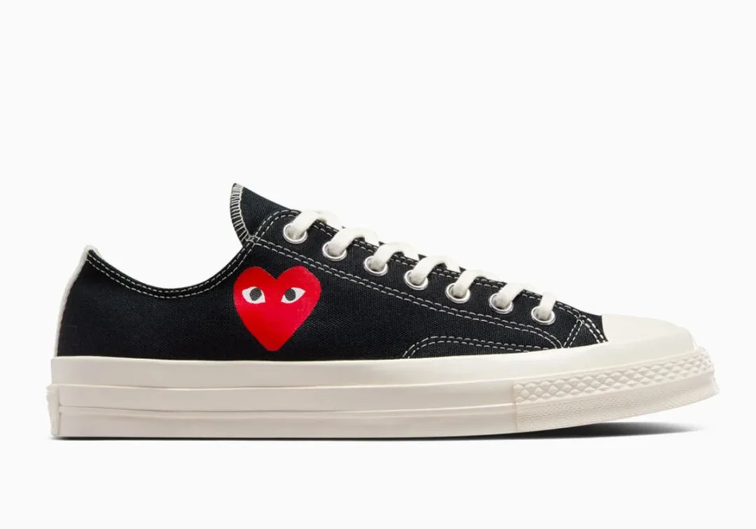 【2024年 7/11 発売】PLAY COMME des GARCONS × CONVERSE CHUCK 70 “Heart” (プレイ・コム デ ギャルソン コンバース チャック 70 “ハート”) [A08800C/A08801C]