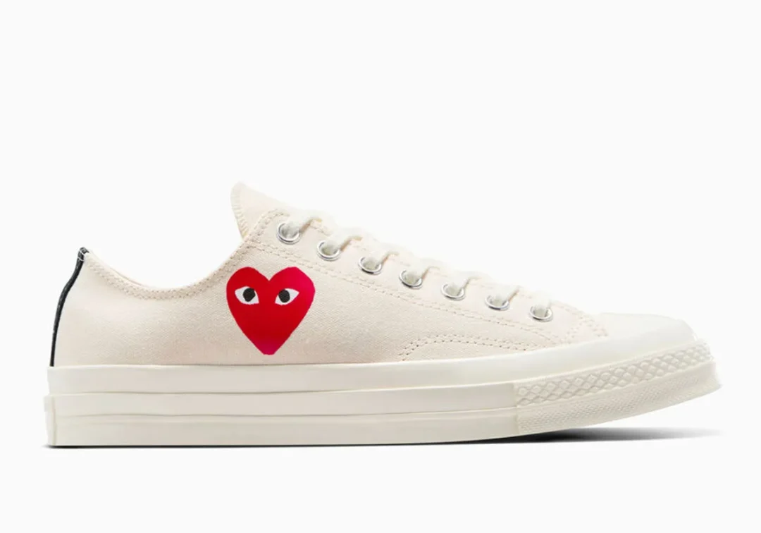 【2024年 7/11 発売】PLAY COMME des GARCONS × CONVERSE CHUCK 70 “Heart” (プレイ・コム デ ギャルソン コンバース チャック 70 “ハート”) [A08800C/A08801C]