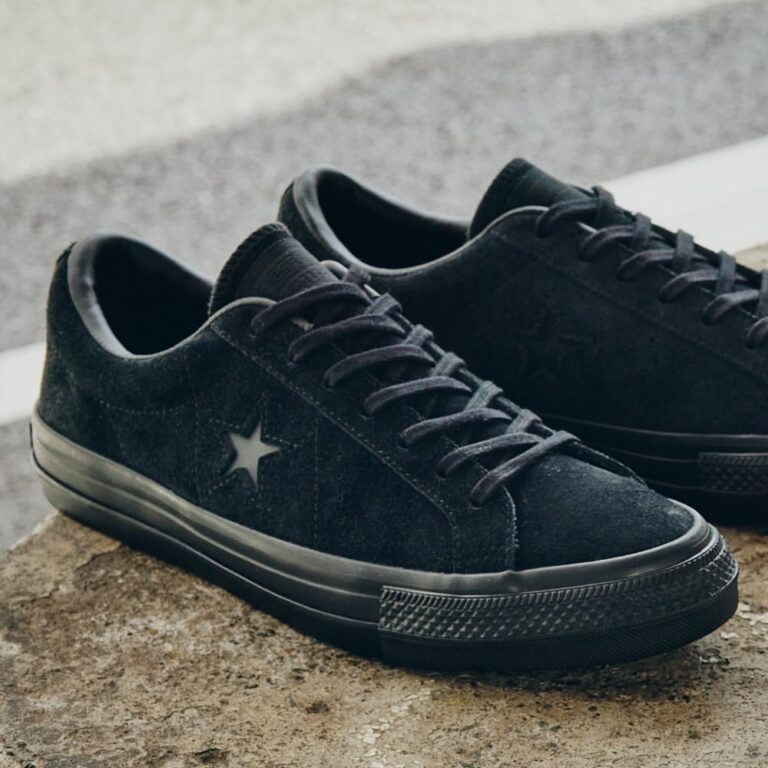 2024年 7/30 発売】ワンスターの50周年を記念した CONVERSE ONE STAR SK + “Black Monochrome” ( コンバース ワンスタ－ “ブラックモノクローム”) | Fullress