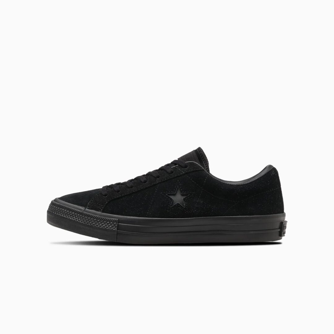 【2024年 7/30 発売】ワンスターの50周年を記念した CONVERSE ONE STAR SK + “Black Monochrome” (コンバース ワンスタ－ “ブラックモノクローム”)