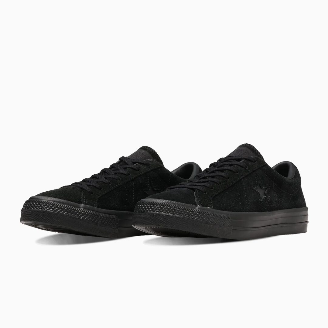 【2024年 7/30 発売】ワンスターの50周年を記念した CONVERSE ONE STAR SK + “Black Monochrome” (コンバース ワンスタ－ “ブラックモノクローム”)