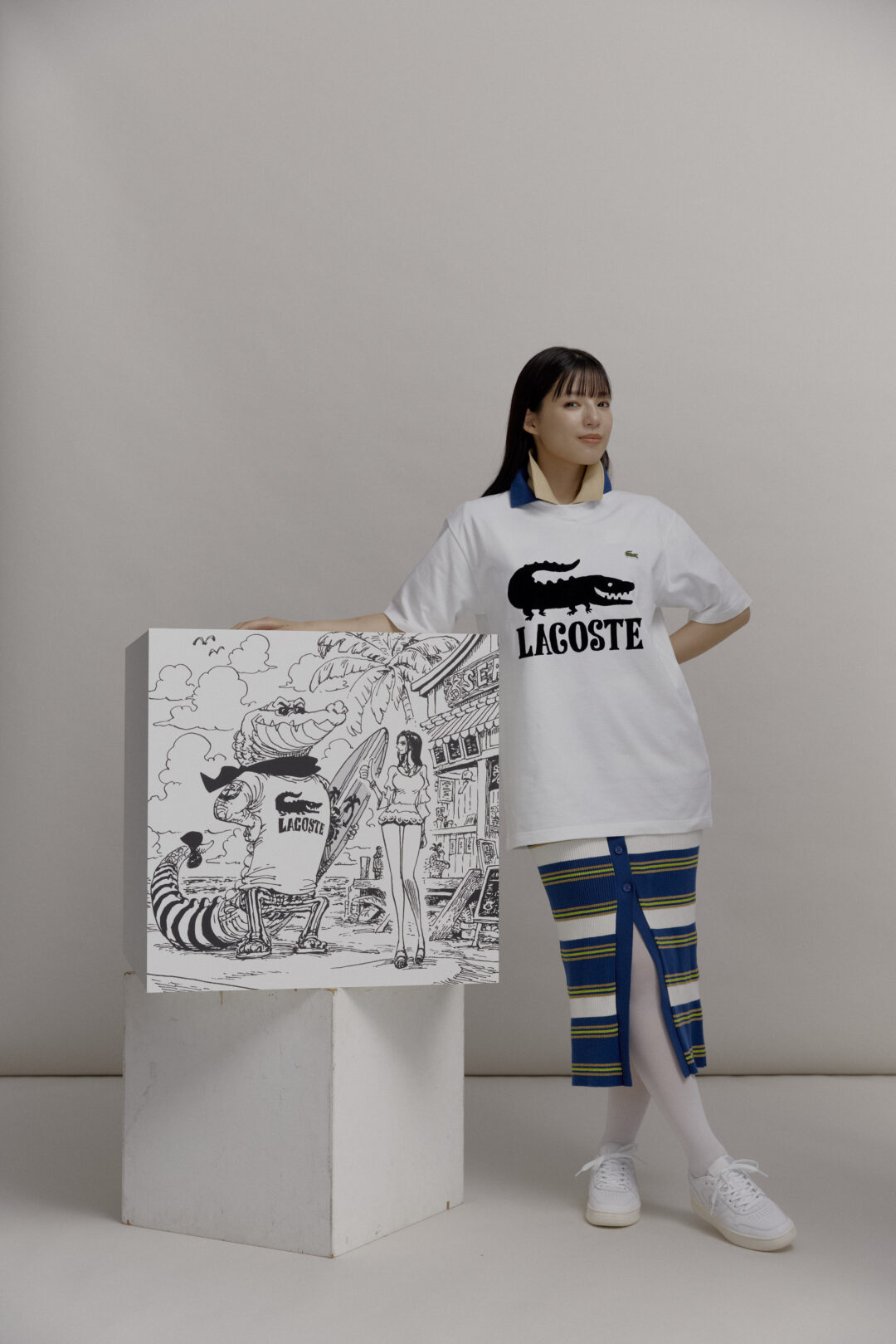 ワンピースのワニ扉絵 × ラコステ コラボレーションが2024年 8/2 発売 (LACOSTE ONE PIECE)