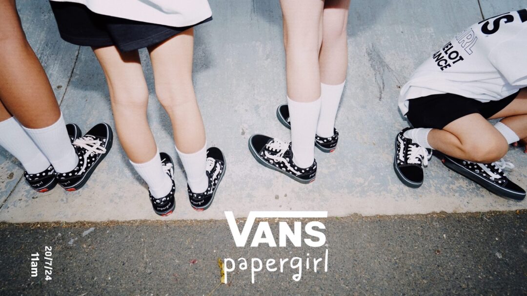 【2024年 7/20 & 7/23 発売】papergirl × VANS 2024 OLDSKOOL/AUTHENTIC (ペーパーガール バンズ 2024年)