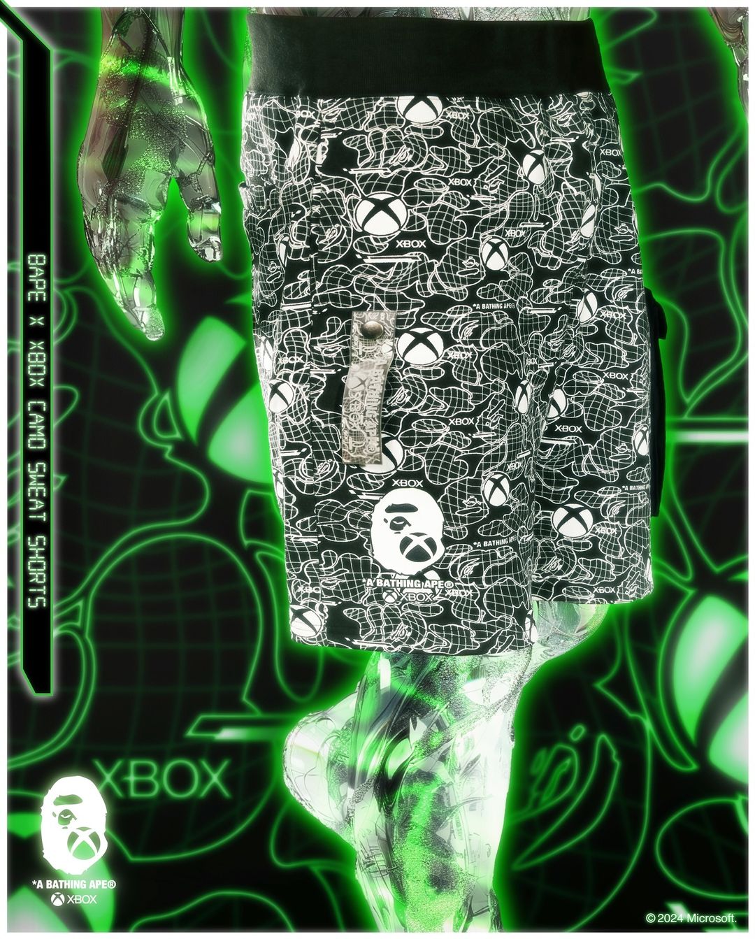 XBOX × A BATHING APE コラボが2024年 7/13 発売 (ア ベイシング エイプ エックスボックス)