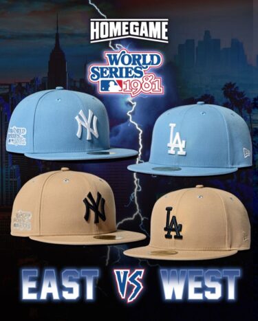 【抽選販売】HOMEGAME CUSTOM NEW ERA “EAST vs WEST PACK” (ホームゲーム カスタム ニューエラ)