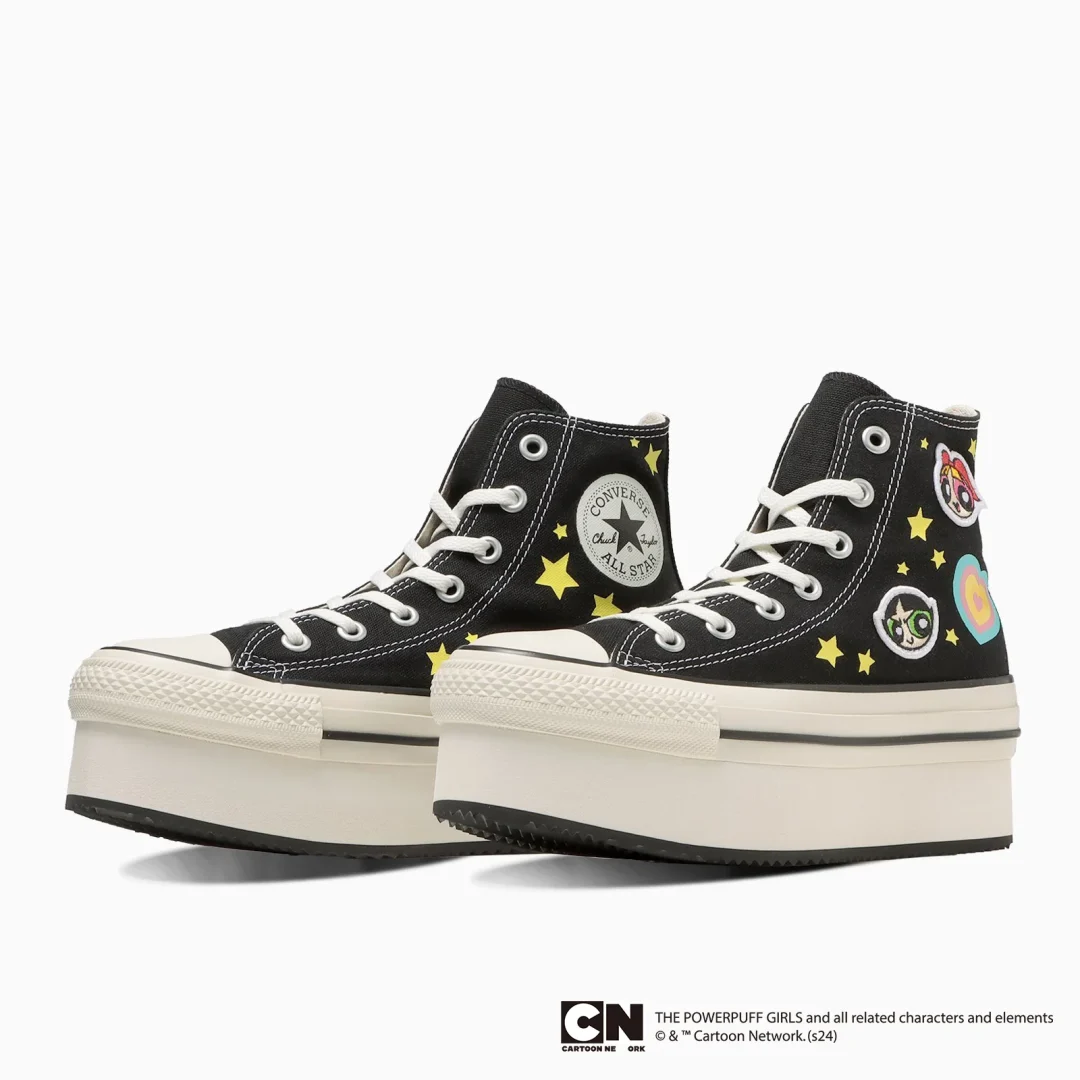 【2024年 8/30 発売】パワーパフ ガールズ × コンバース オールスター チャンキーライン (CONVERSE ALL STAR CHUNKYLINE HI THE POWERPUFF GIRLS)