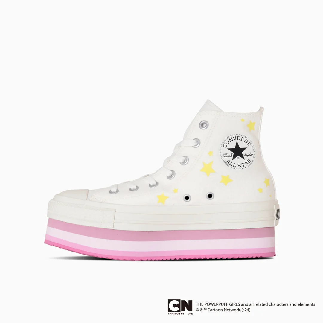 【2024年 8/30 発売】パワーパフ ガールズ × コンバース オールスター チャンキーライン (CONVERSE ALL STAR CHUNKYLINE HI THE POWERPUFF GIRLS)