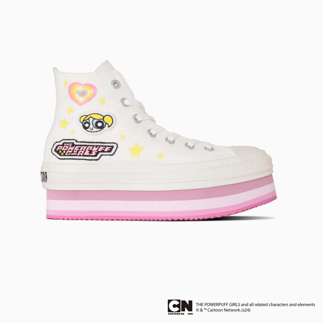 【2024年 8/30 発売】パワーパフ ガールズ × コンバース オールスター チャンキーライン (CONVERSE ALL STAR CHUNKYLINE HI THE POWERPUFF GIRLS)