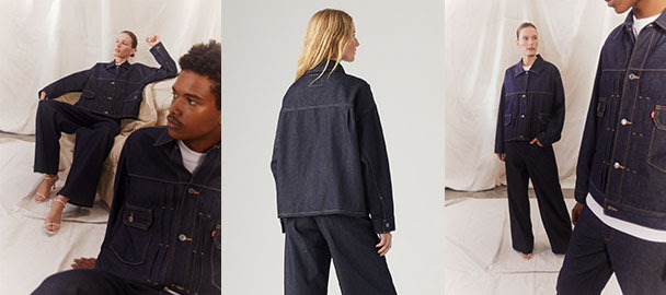 リジッドデニムを再解釈した「Levi’s FW 2024 WELLTHREAD COLLECTION」が2024年 8/16 19:30~発売 (リーバイス)