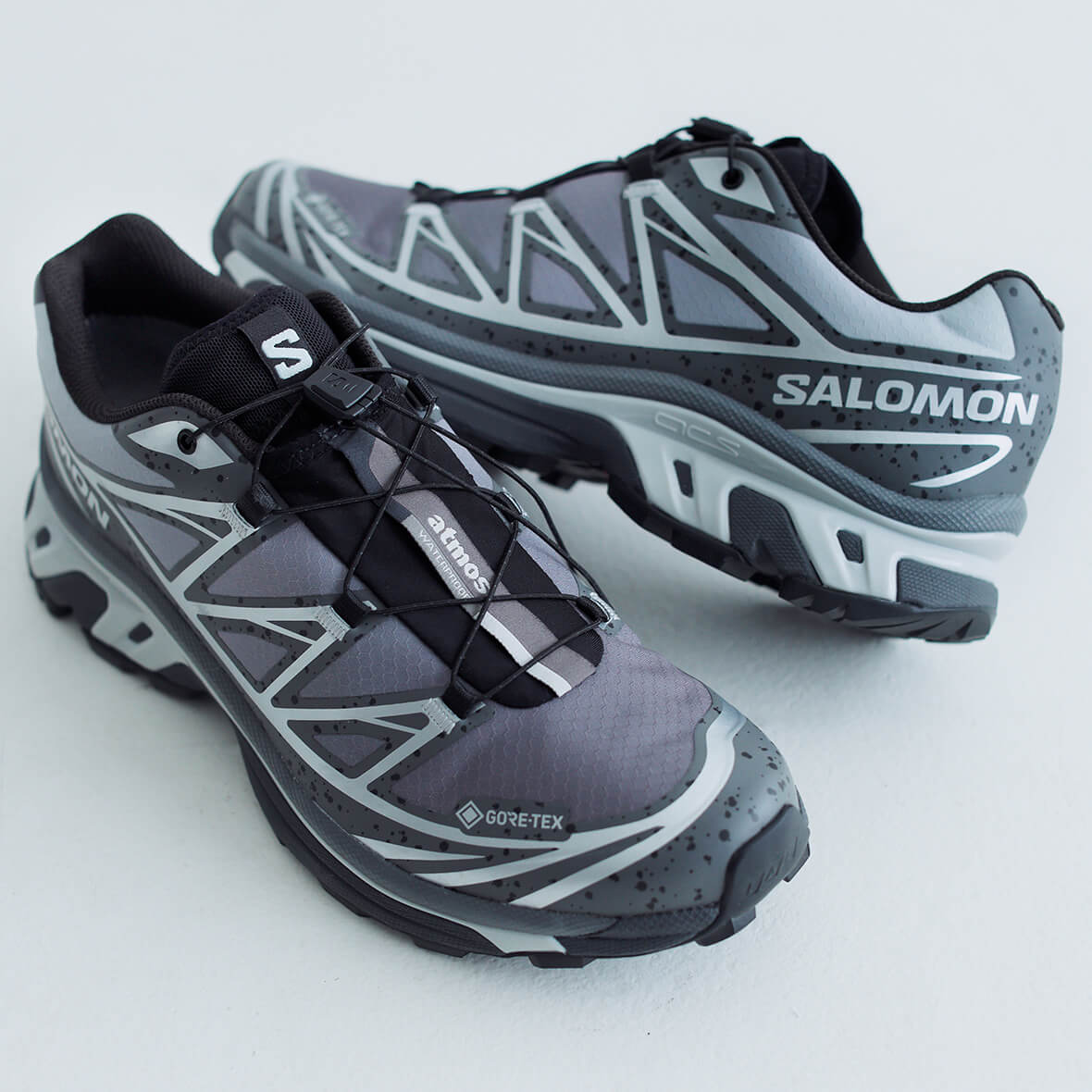 【国内 2024年 11月 発売予定】atmos × SALOMON XT-6 GORE-TEX GTX “Concrete Jungle” (アトモス サロモン ゴアテックス)