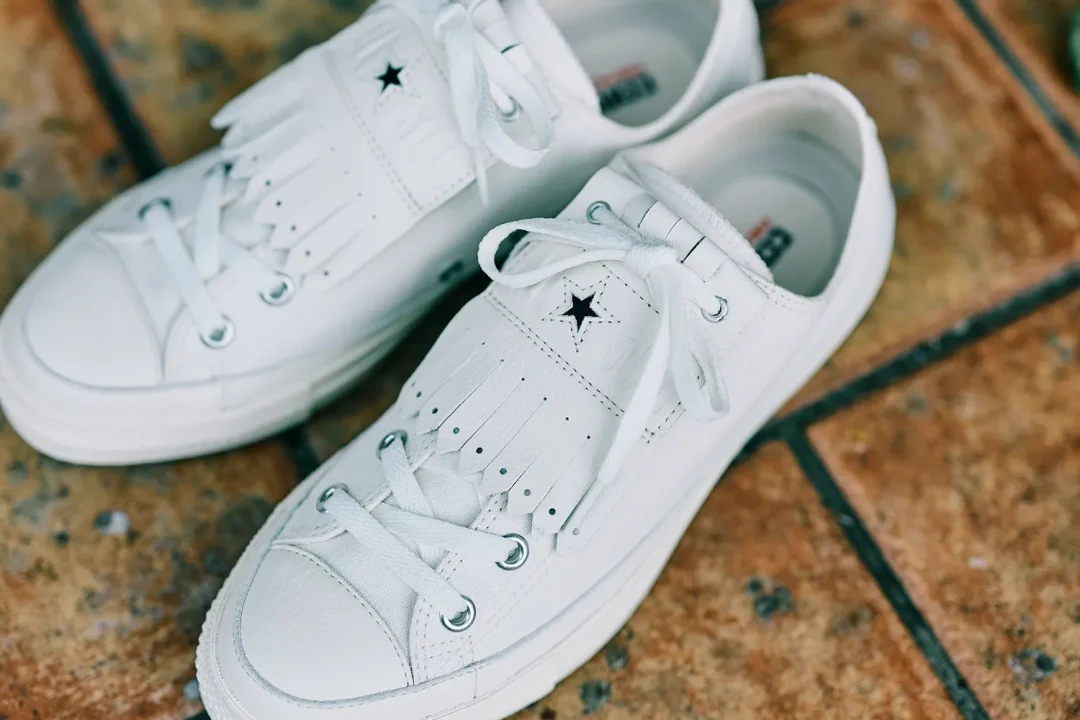 【2024年 8/23 発売】取り外し可能なレザーのキルトパーツを付属 CONVERSE ALL STAR (R) QUILT OX “White” (コンバース オールスター キルト)