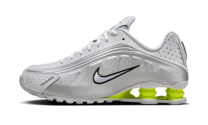 【2024年 発売予定】NIKE SHOX R4 “White/Volt” (ナイキ ショックス “ホワイト/ボルト”) [AR3565-102]