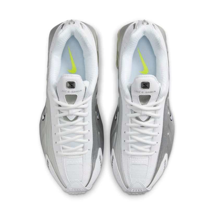 【2024年 発売予定】NIKE SHOX R4 “White/Volt” (ナイキ ショックス “ホワイト/ボルト”) [AR3565-102]