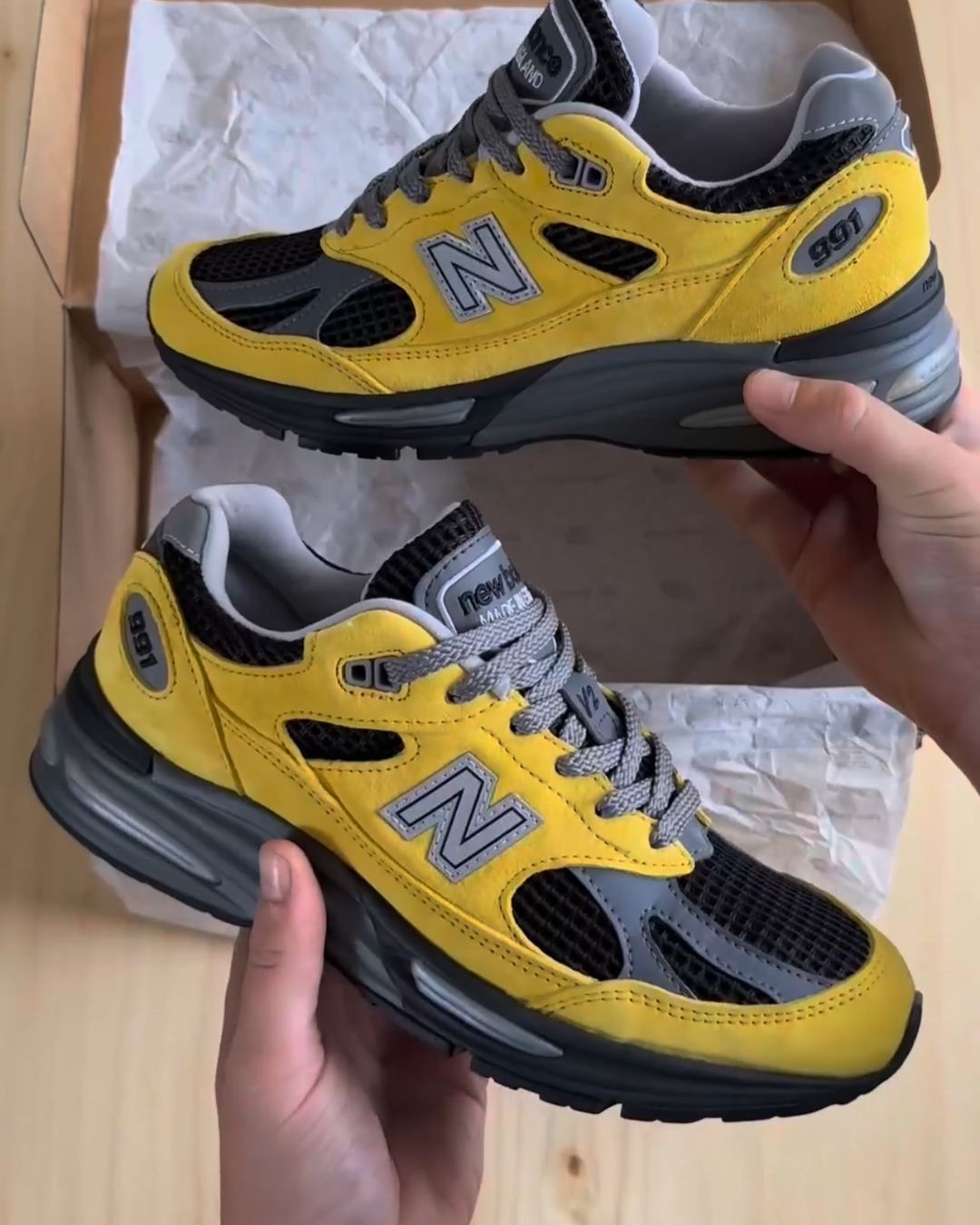 【APAC限定・2024年 8/28 発売】New Balance U991 YK2 “City Exclusive Pack/Yellow/Black” (ニューバランス) [U991YK2]