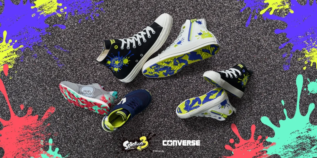 【2024年 8/23 発売】スプラトゥーン3 × CONVERSE ALL STAR 3モデル (コンバース オールスター Splatoon3)