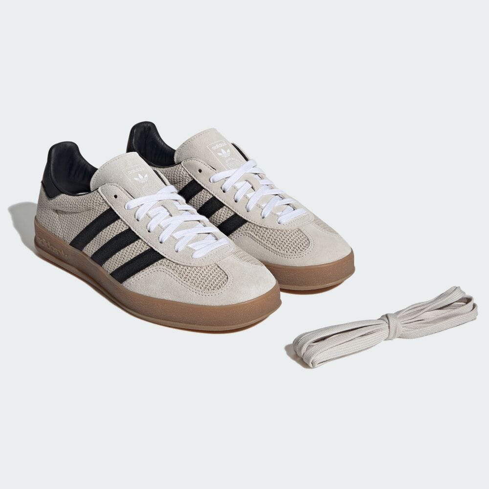 【2024年 8/2 発売】adidas Originals GAZELLE INDOOR “Alumina/Core Black/Gum” (アディダス オリジナルス ガゼル インドア “アルミナ/コアブラック/ガム”) [IH4769]