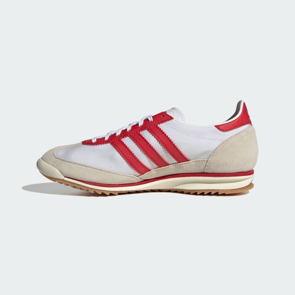 【2024年 8/30 発売】生誕75周年を祝した adidas Originals SL 72 OG “75th/Footwear White/Better Scarlet” (アディダス オリジナルス “ホワイト/ベタースカーレット”) [JP5277]