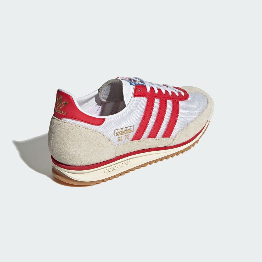 【2024年 8/30 発売】生誕75周年を祝した adidas Originals SL 72 OG “75th/Footwear White/Better Scarlet” (アディダス オリジナルス “ホワイト/ベタースカーレット”) [JP5277]