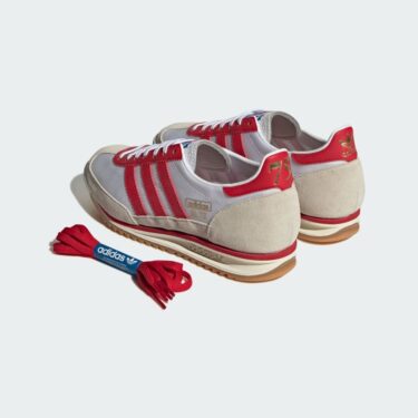 【2024年 8/30 発売】生誕75周年を祝した adidas Originals SL 72 OG “75th/Footwear White/Better Scarlet” (アディダス オリジナルス “ホワイト/ベタースカーレット”) [JP5277]