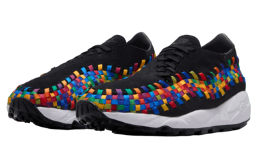 【2024年 10月 発売】NIKE AIR FOOTSCAPE WOVEN “Rainbow/Black” (ナイキ エア フットスケープ ウーブン “レインボー/ブラック”) [FB1959-002]