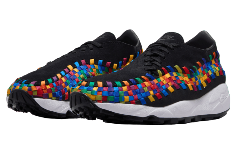 2024 10 19 NIKE AIR FOOTSCAPE WOVEN Rainbow Black FB1959 002 Fullress