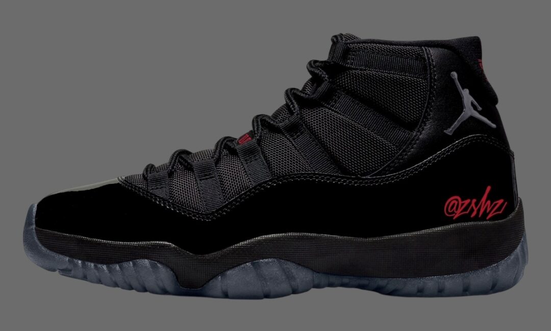 【2025年 12月 発売予定】NIKE AIR JORDAN 11 “Black/Red/Grey” (ナイキ エア ジョーダン 11 “ブラック/レッド/グレー”)