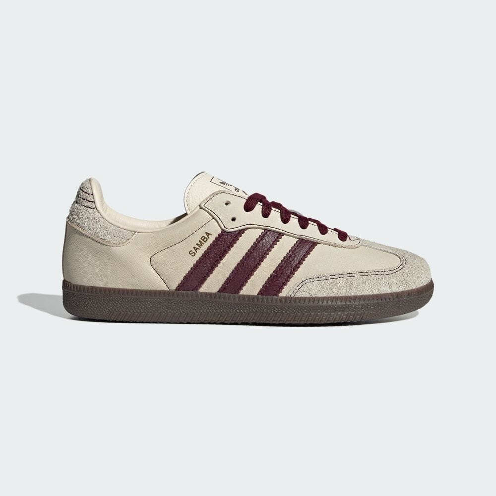 【2024年 8/2 発売】adidas Originals SAMBA OG “Wonder White/Maroon” (アディダス オリジナルス サンバ OG “ワンダーホワイト/マルーン”) [IG1987]