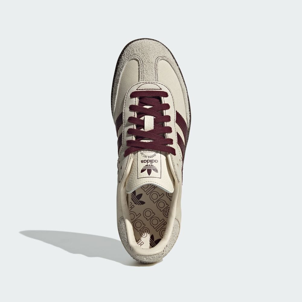 【2024年 8/2 発売】adidas Originals SAMBA OG “Wonder White/Maroon” (アディダス オリジナルス サンバ OG “ワンダーホワイト/マルーン”) [IG1987]