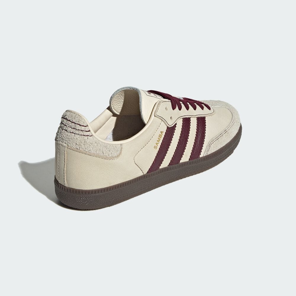 【2024年 8/2 発売】adidas Originals SAMBA OG “Wonder White/Maroon” (アディダス オリジナルス サンバ OG “ワンダーホワイト/マルーン”) [IG1987]