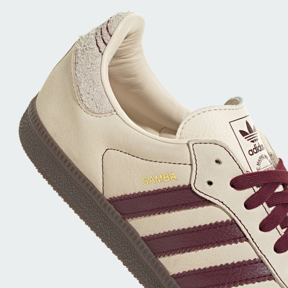 【2024年 8/2 発売】adidas Originals SAMBA OG “Wonder White/Maroon” (アディダス オリジナルス サンバ OG “ワンダーホワイト/マルーン”) [IG1987]