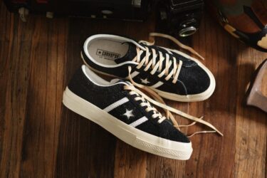 【2024年 8/8 発売】直営店限定モデル CONVERSE STAR&BARS US SUEDE “Black” (コンバース スター＆バーズ US スエード)