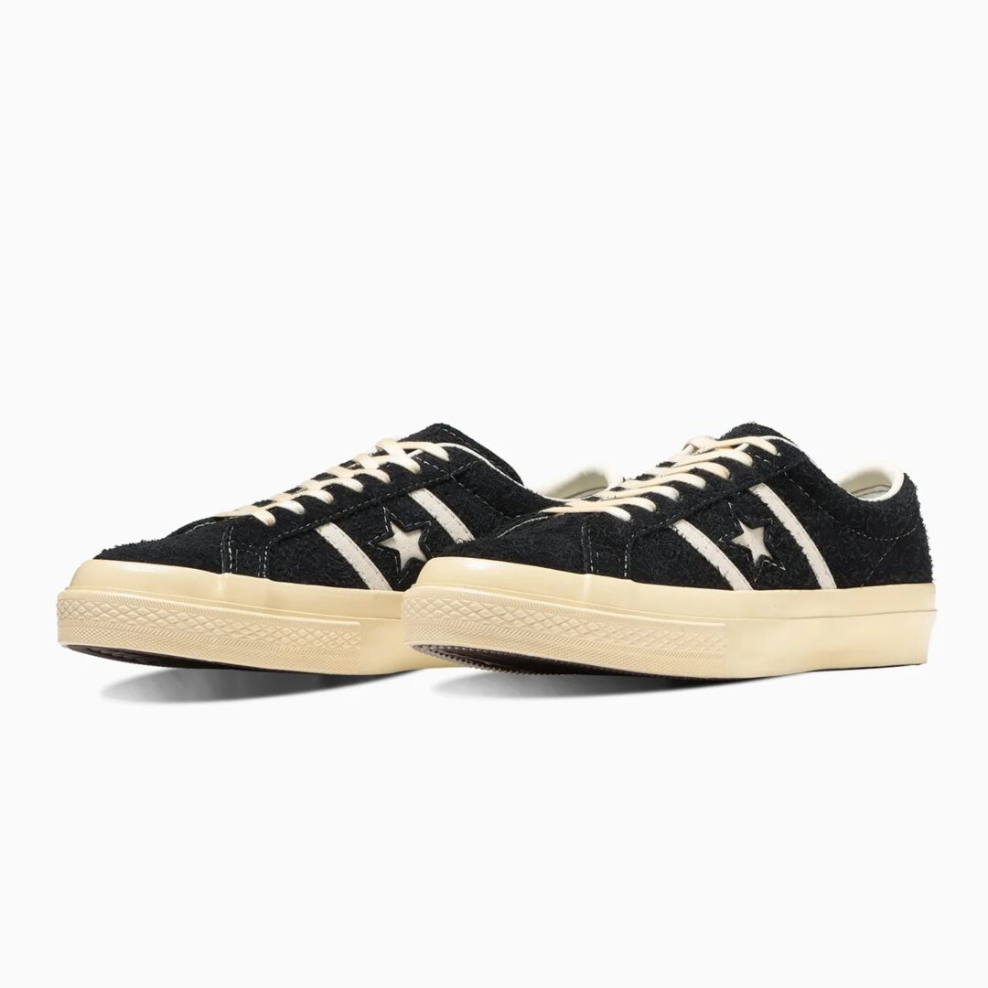 【2024年 8/8 発売】直営店限定モデル CONVERSE STAR&BARS US SUEDE “Black” (コンバース スター＆バーズ US スエード)