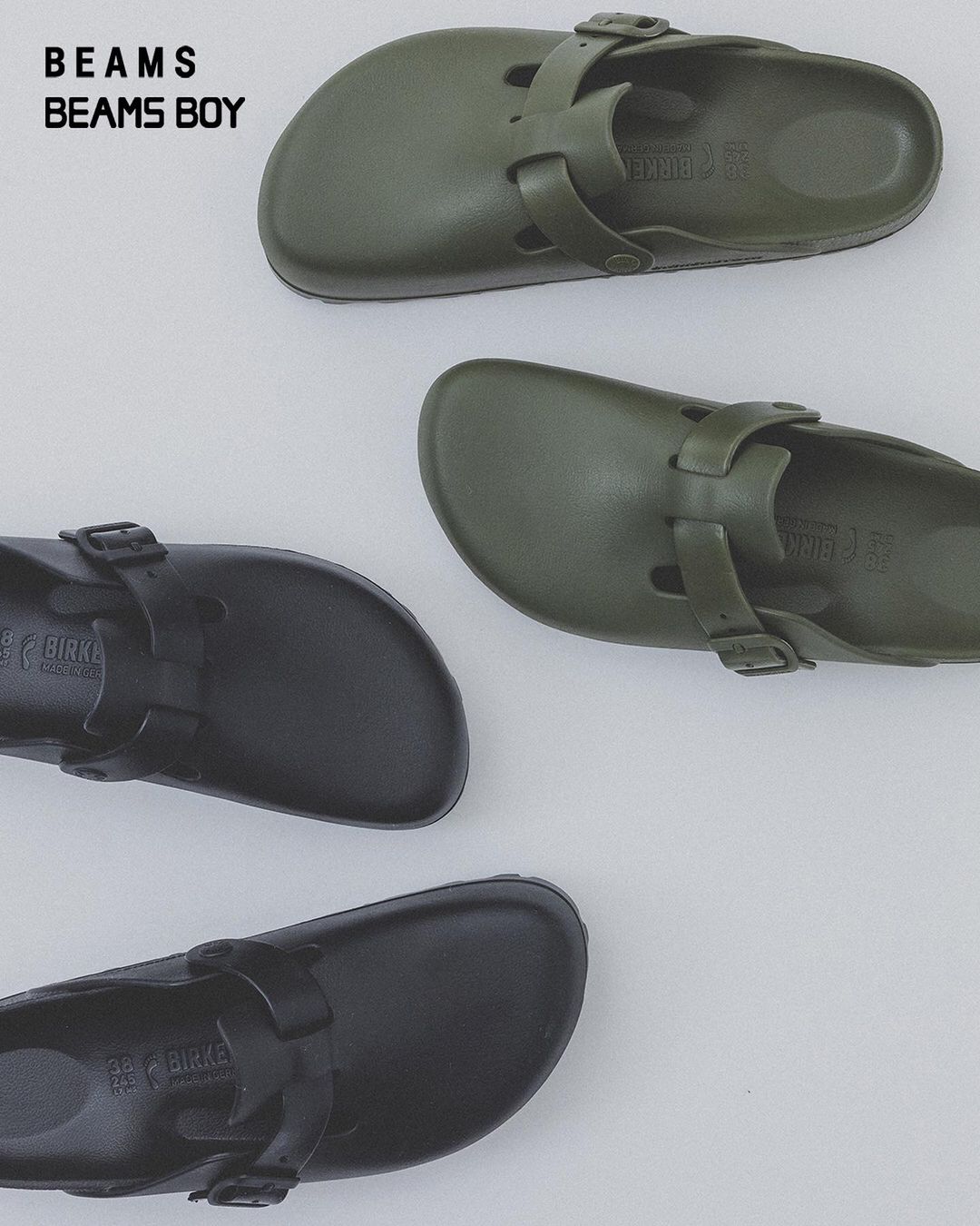 BIRKENSTOCK/BEAMS EXCLUSIVE MODEL “BOSTON EVA”が2024年 8/10 発売 (ビルケンシュトック ビームス)