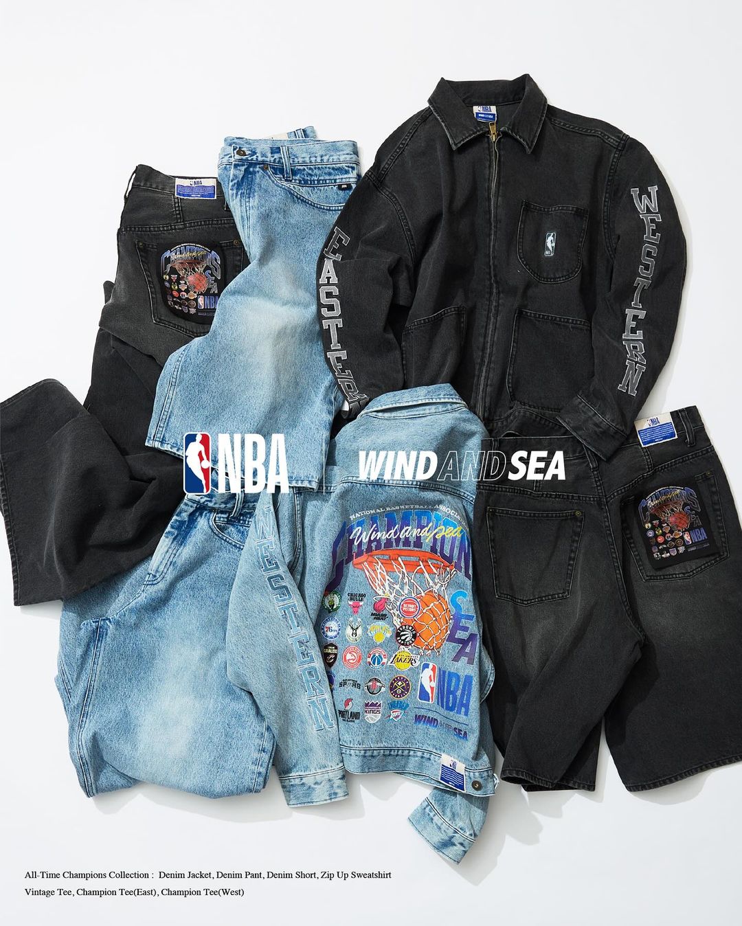 【2024年 8/18 発売】WIND AND SEA x NBA 2024 最新コラボ (ウィンダンシー エヌビーエー 2024年)