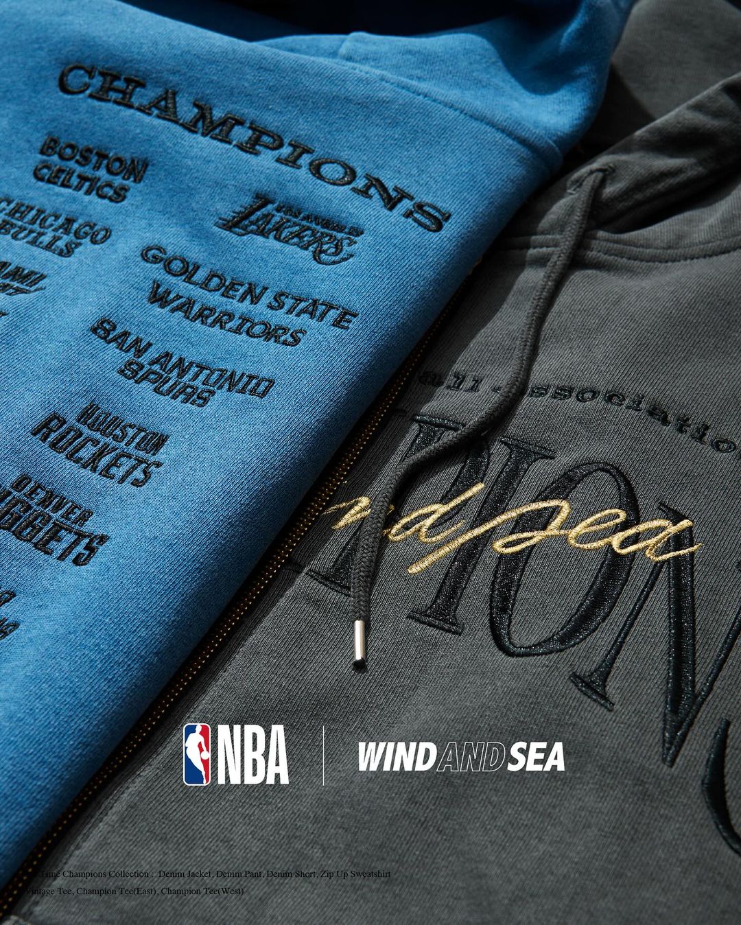 【2024年 8/18 発売】WIND AND SEA x NBA 2024 最新コラボ (ウィンダンシー エヌビーエー 2024年)