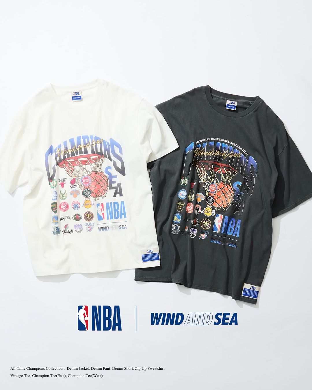 【2024年 8/18 発売】WIND AND SEA x NBA 2024 最新コラボ (ウィンダンシー エヌビーエー 2024年)