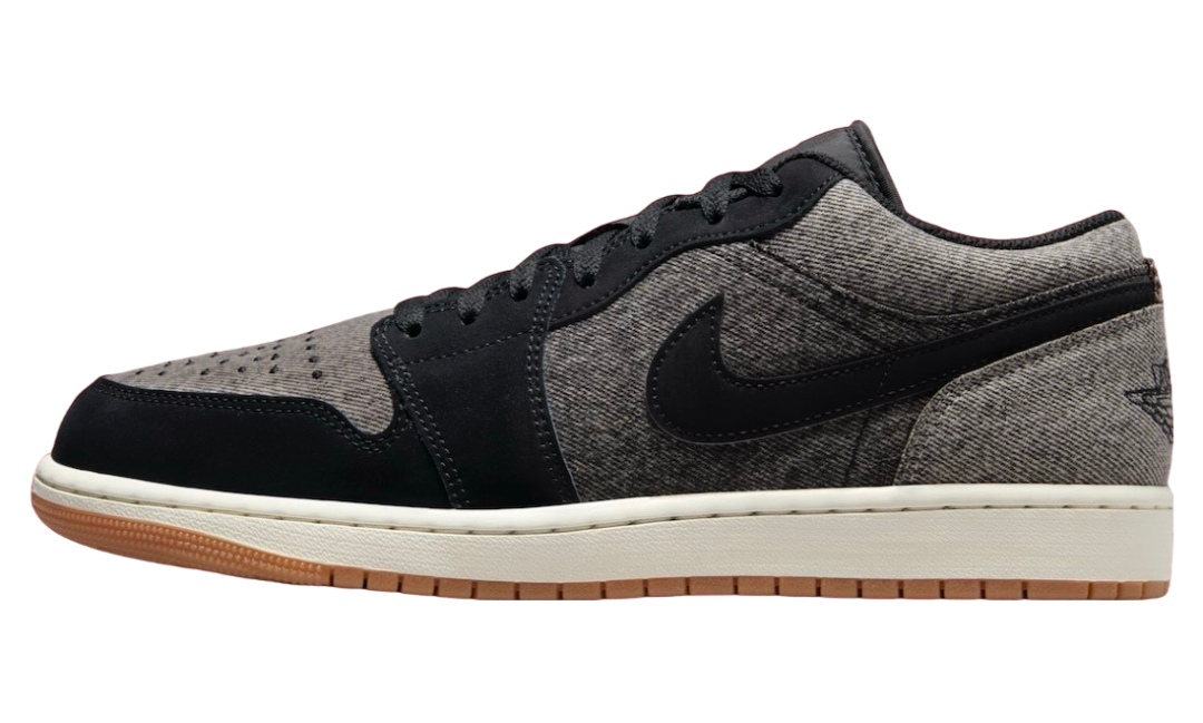 【2024年 9/16 発売】NIKE AIR JORDAN 1 LOW “Black Denim/Gum” (ナイキ エア ジョーダン 1 ロー “ブラックデニム/ガム”) [HJ4360-001]