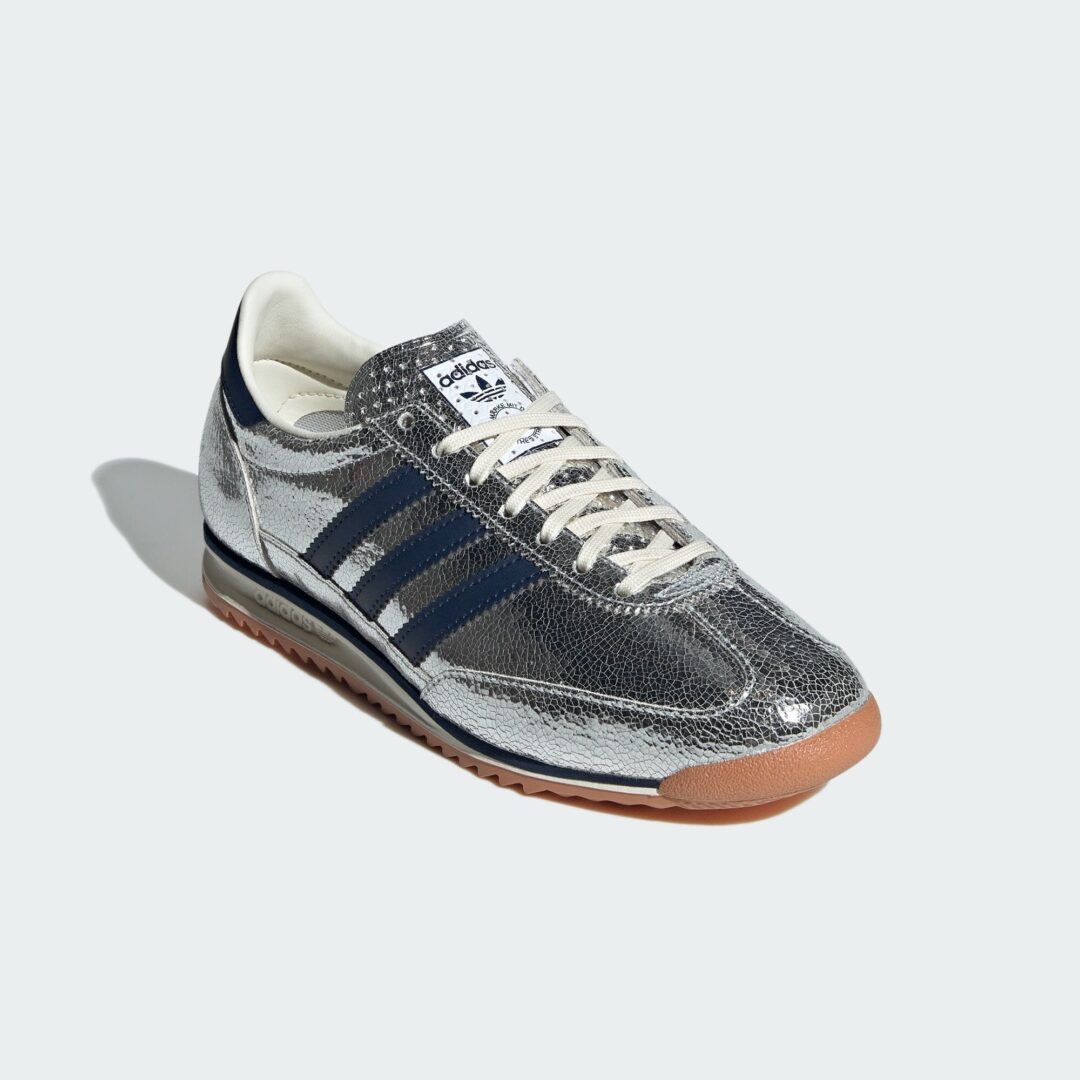 【2024年 8/19 発売】adidas Originals W SL 72 OG “Silver Metallic/Collegiate Navy” (アディダス オリジナルス “シルバー/ネイビー”) [JH8654]