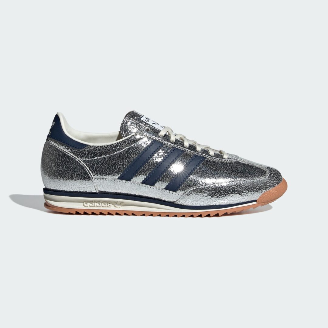 【2024年 8/19 発売】adidas Originals W SL 72 OG “Silver Metallic/Collegiate Navy” (アディダス オリジナルス “シルバー/ネイビー”) [JH8654]