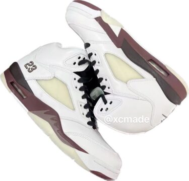 【2025年 5/14 発売予定】A Ma Maniére × NIKE AIR JORDAN 5 SP “White/Burgundy Crush” (ア マ マニエール ナイキ エア ジョーダン 5 SP) [IB1528-100]