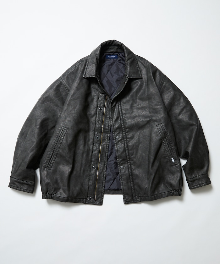 「NAUTICA/ノーティカ」から「ヴィンテージNAUTICA」を表現した “Faded Vegan Leather Blouson”が発売！