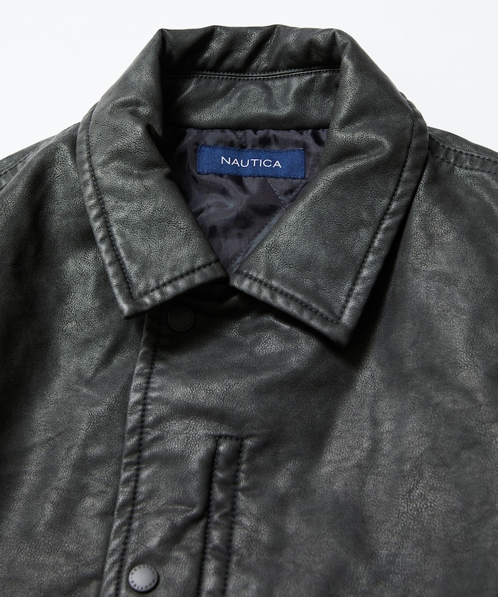 「NAUTICA/ノーティカ」から「ヴィンテージNAUTICA」を表現した “Faded Vegan Leather Blouson”が発売！