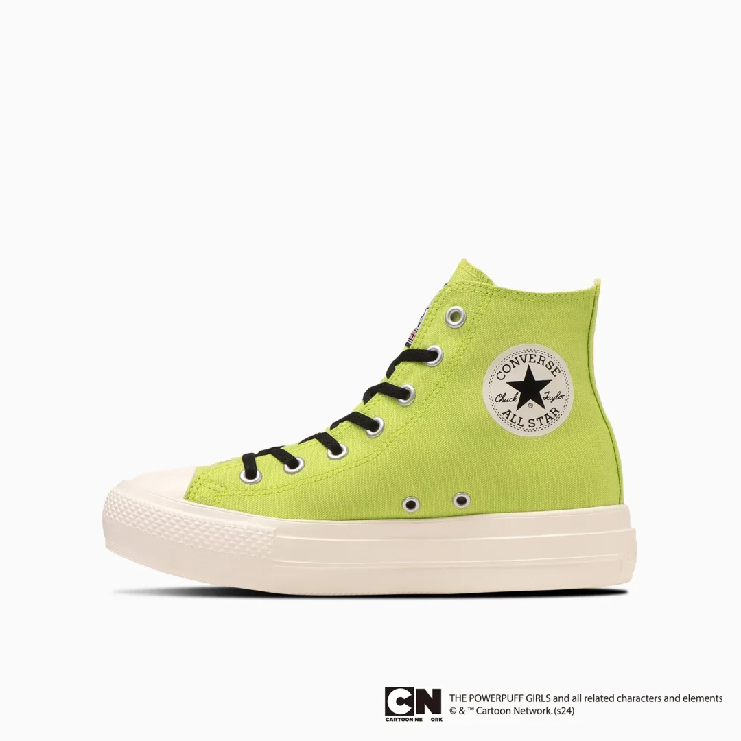 【2024年 8/30 発売】パワーパフ ガールズ × コンバース オールスター ライト (CONVERSE ALL STAR LIGHT PLTS HI THE POWERPUFF GIRLS)