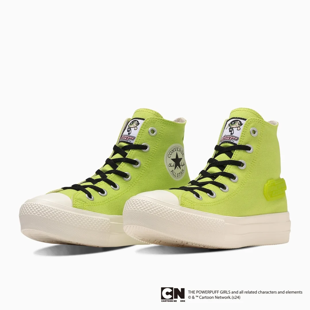 【2024年 8/30 発売】パワーパフ ガールズ × コンバース オールスター ライト (CONVERSE ALL STAR LIGHT PLTS HI THE POWERPUFF GIRLS)